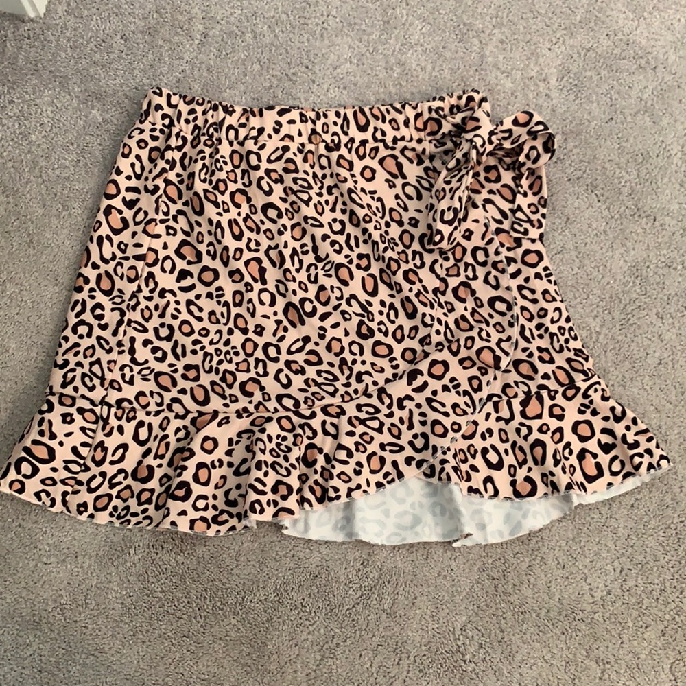 Leopard Mini Skirt